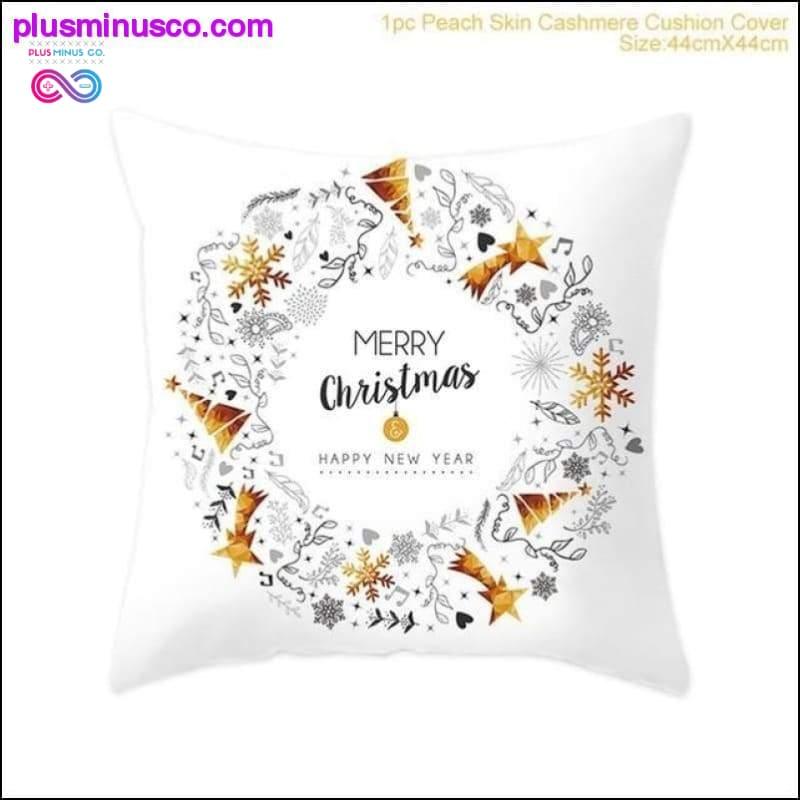 Ev Dekorasyonu için Noel Temalı Yastık Kılıfları - plusminusco.com