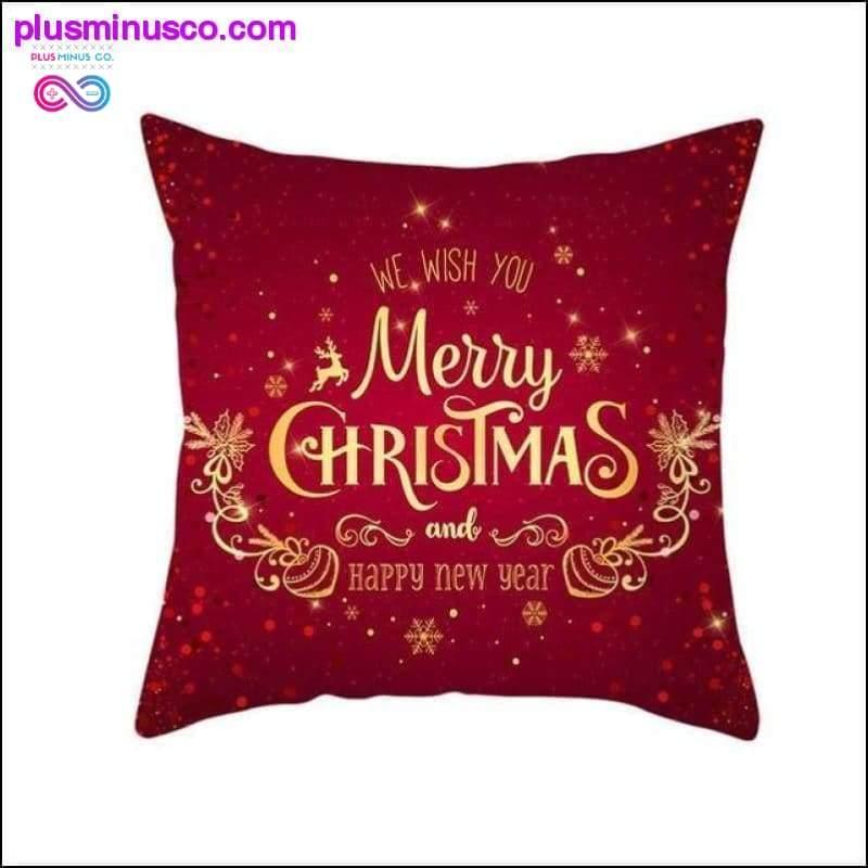 Christmas-themed Polyester Throw Pillowcases 45*45cm at - plusminusco.com