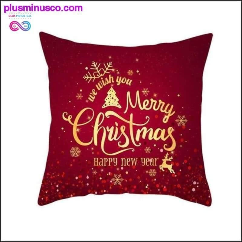 Πολυεστερικές μαξιλαροθήκες με χριστουγεννιάτικο θέμα 45*45cm στο - plusminusco.com