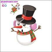 Christmas Window Sticker Santa Claus/Snowman/Elk Glass - plusminusco.com