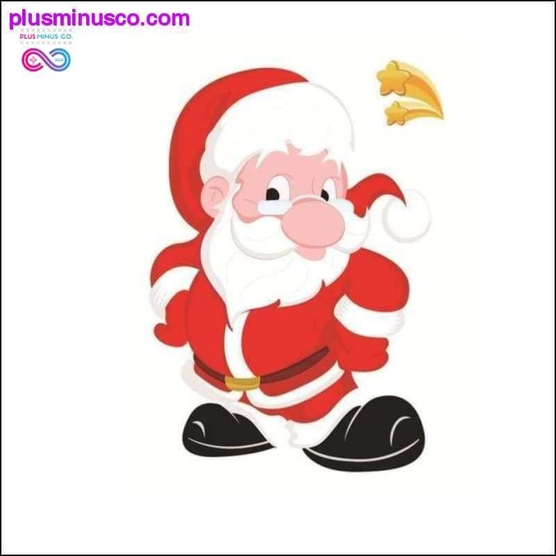 Christmas Window Sticker Santa Claus/Snowman/Elk Glass - plusminusco.com
