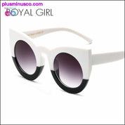 Chunky Cat Eye-solbriller til kvinder - 100 % UV400-beskyttelse - plusminusco.com