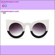 Дамски слънчеви очила с плътно котешко око - 100% UV400 защита - plusminusco.com