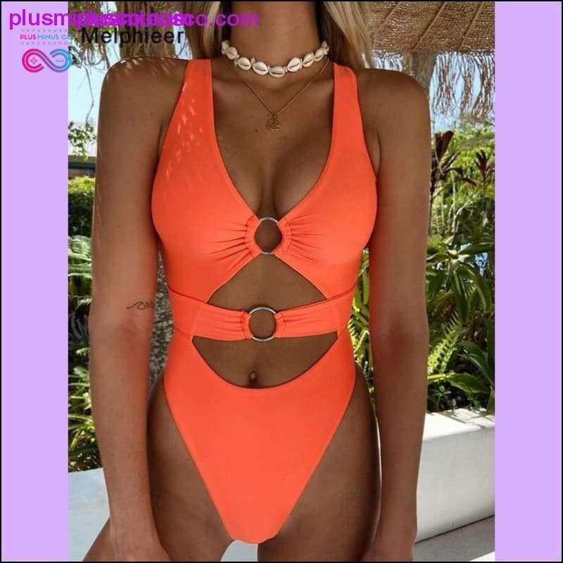 Circle Ring Brazilian Swimsuit - plusminusco.com