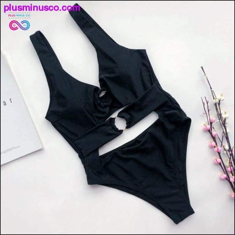 Circle Ring Brazilian Swimsuit - plusminusco.com