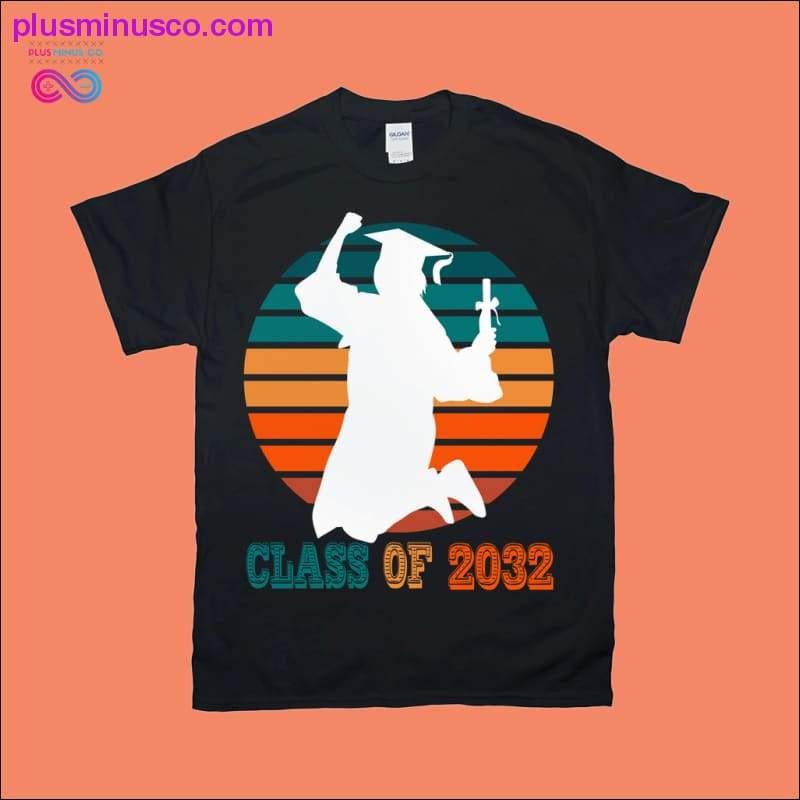 2032 metų klasė | Retro saulėlydžio marškinėliai – plusminusco.com