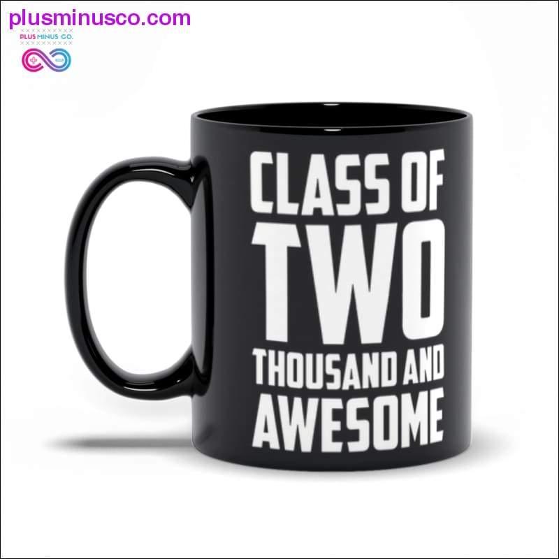 Class of two thousand and Awesome Black Mugs - plusminusco.com