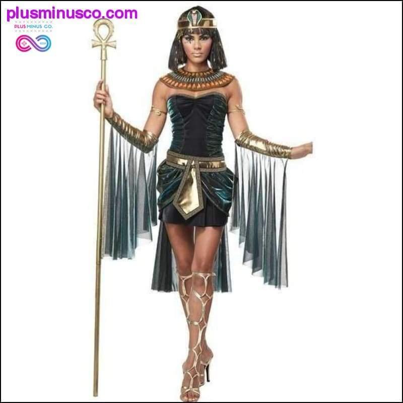 Vestido de fantasia de deusa egípcia Cleópatra - plusminusco.com
