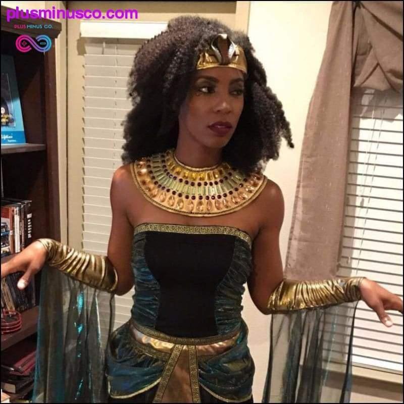 Kostýmové šaty egyptskej bohyne Cleopatra - plusminusco.com