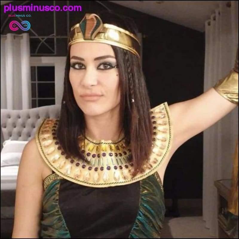Kleopatra egyptisk gudinde kostume kjole - plusminusco.com