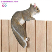 Climbing Chip Squirrel Decor ll Plusminusco.com - plusminusco.com