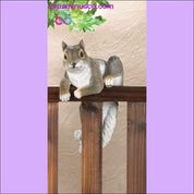 Climbing Chip Squirrel Decor ll Plusminusco.com - plusminusco.com
