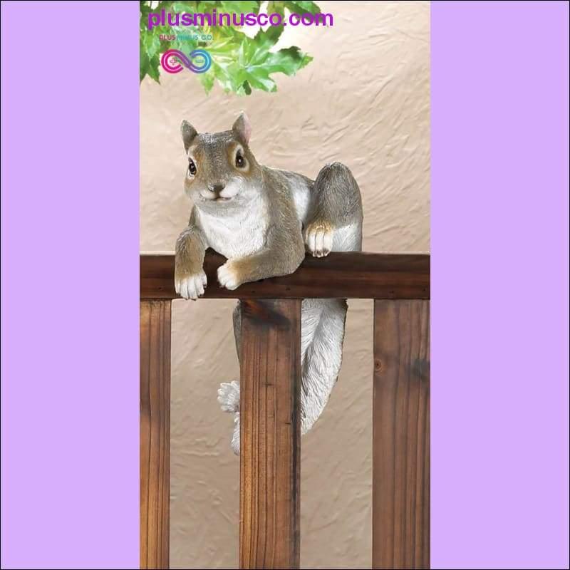 Climbing Chip Squirrel Decor ll Plusminusco.com - plusminusco.com