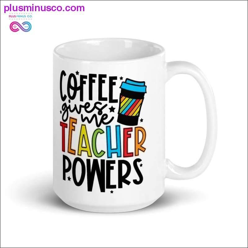 café dá-me a caneca dos poderes do professor || Caneca Professor, Professor - plusminusco.com