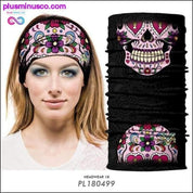 Color Sugar Skull Women Headband Magic Scarf Cycling Hiking - plusminusco.com