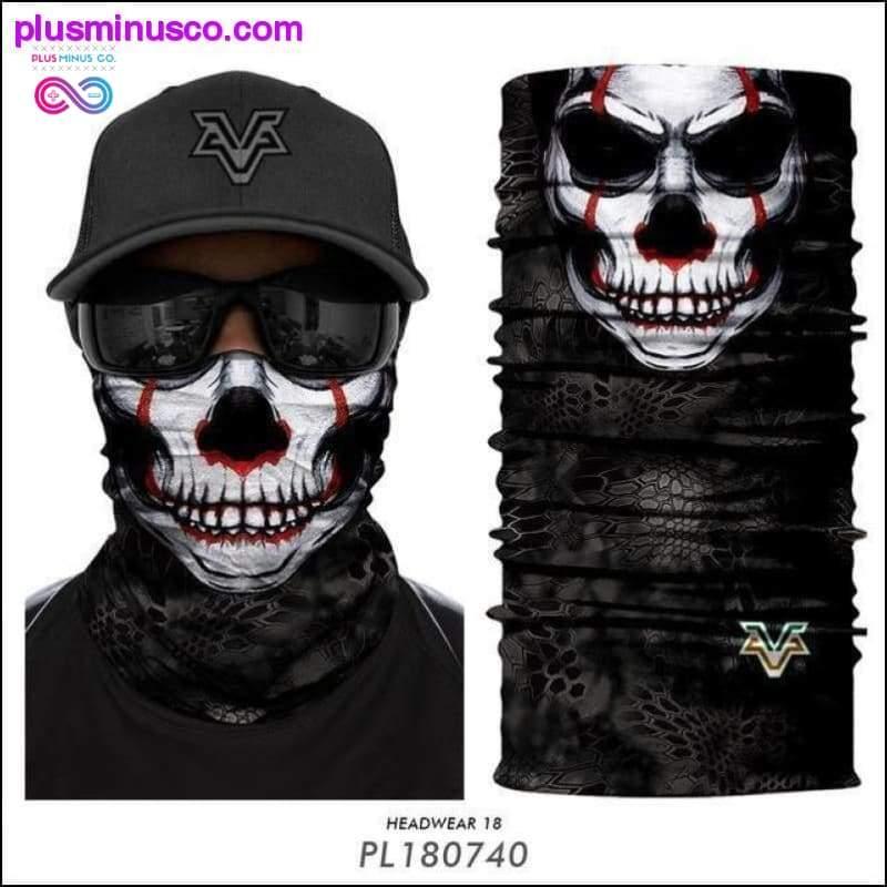Color Sugar Skull Women Headband Magic Scarf Cycling Hiking - plusminusco.com