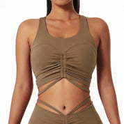 Comfortable Bra Sexy Yoga I-Shaped Vest Drawstring - plusminusco.com