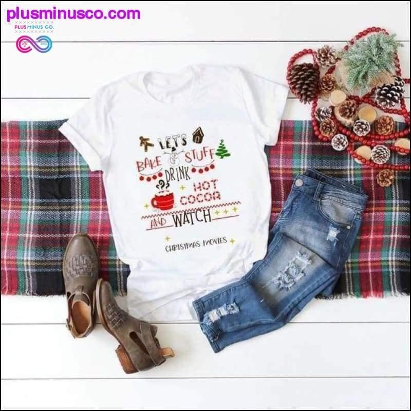 멋진 그래픽 흰색 티셔츠 || PlusMinusco.com - plusminusco.com
