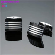 Copper quality enamel square stripes gold silver black - plusminusco.com