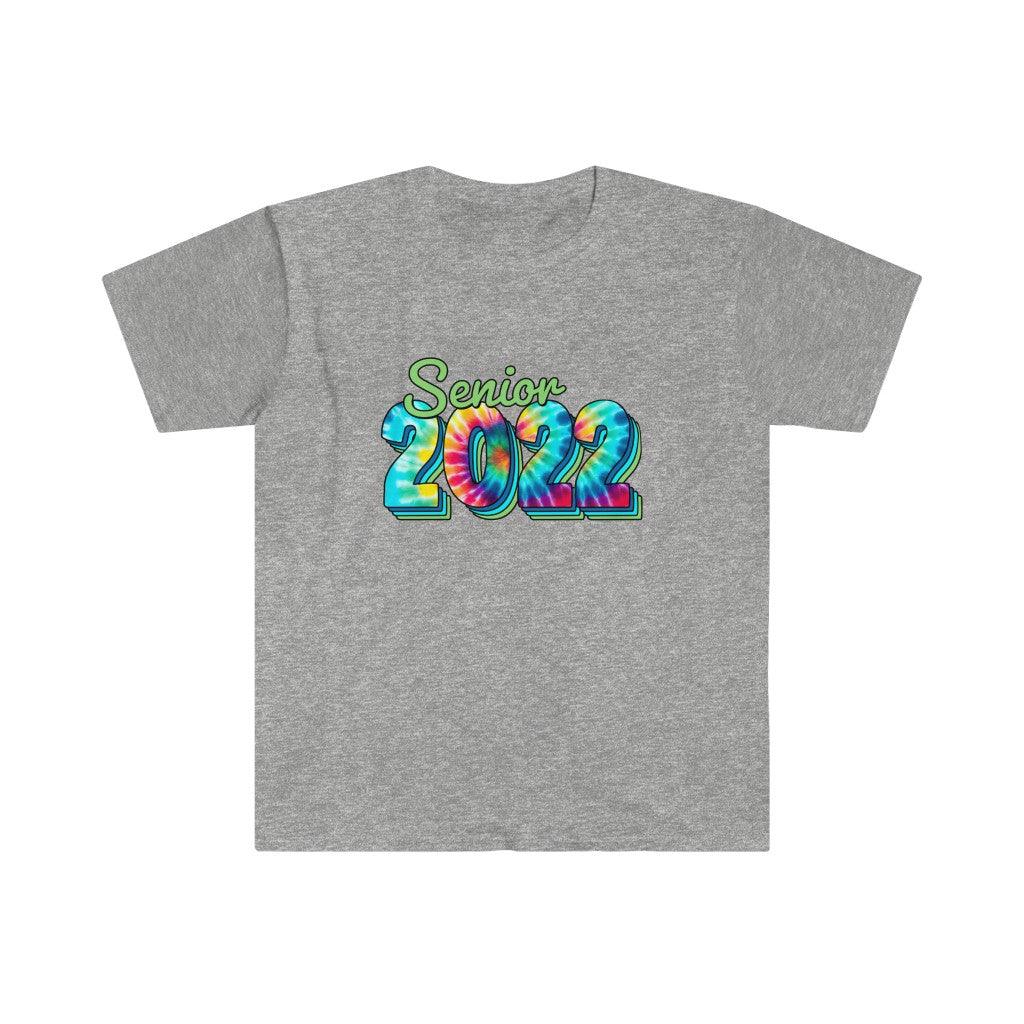 Senior 2022 Unisex Softstyle Tişört Pamuklu, Bisiklet Yaka, DTG, Erkek Giyim, Regular Fit, Tişörtler, Kadın Giyim kopyası - plusminusco.com