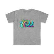 Senior 2022 Unisex mīkstā stila T-krekla kopija, kokvilna, izgriezums, DTG, vīriešu apģērbi, regulāri piemēroti, T-krekli, sieviešu apģērbi — plusminusco.com