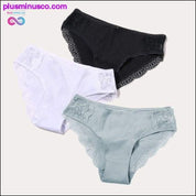 Cotton Panty 3Pcs/lot Solid Women's Panties Comfort - plusminusco.com