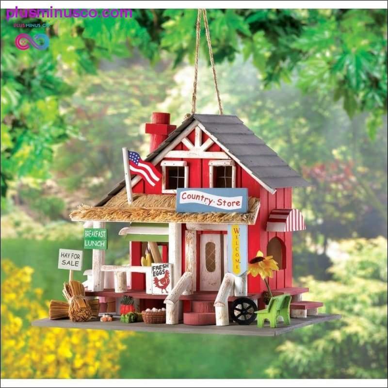 Country Store Birdhouse ll Plusminusco.com - plusminusco.com
