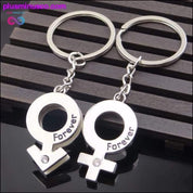 Couple Keychain Novelty Gift for Anniversaries, Valentines, - plusminusco.com