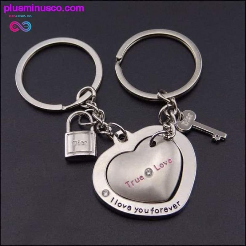 هدية الجدة سلسلة المفاتيح زوجين للذكرى السنوية، عيد الحب، - plusminusco.com