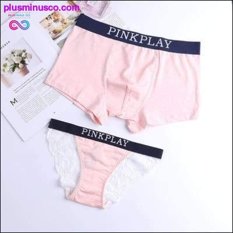 Couple Underwear, Sexy Cotton Panties for Women and Men, cute couples gift, novelty gift for him and her, cute funny underwear - plusminusco.com