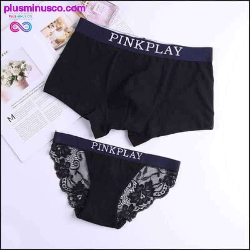 Couple Underwear, Sexy Cotton Panties for Women and Men, cute couples gift, novelty gift for him and her, cute funny underwear - plusminusco.com
