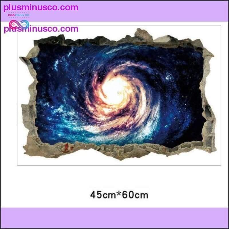 Radošas 3D Universe Galaxy sienas uzlīmes griestu jumtam — plusminusco.com