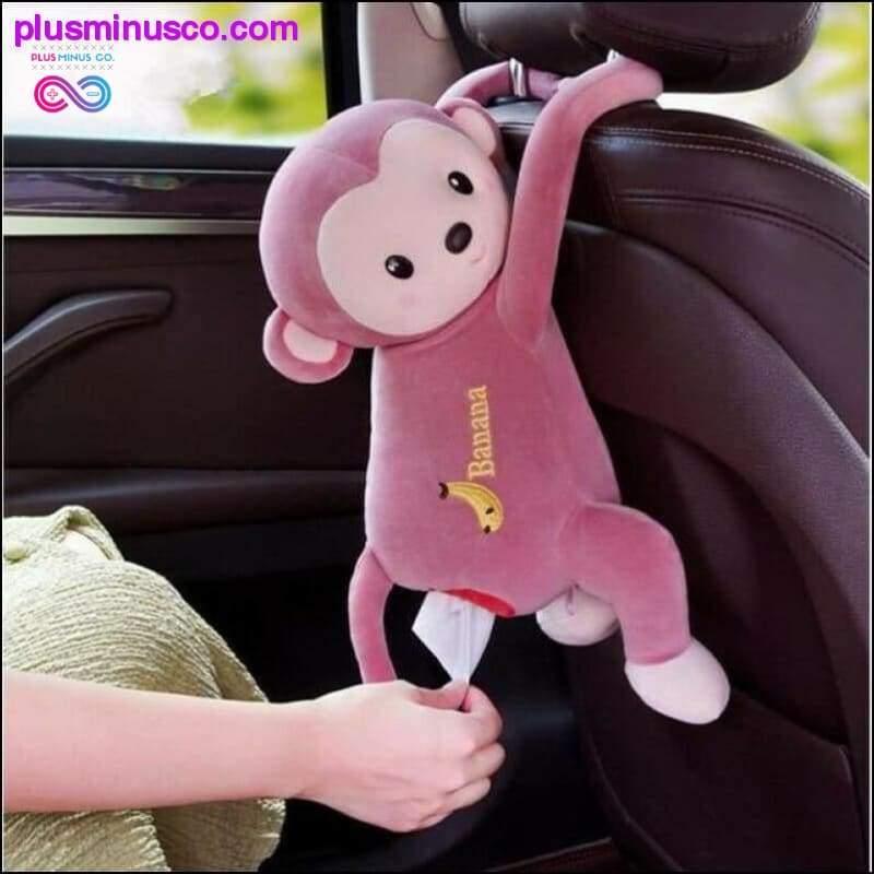 Creative Cartoon Monkey Home Office Car Hanging Paper Napkin - plusminusco.com