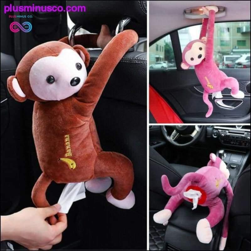 Creative Cartoon Monkey Home Office Car Hanging Paper Napkin - plusminusco.com