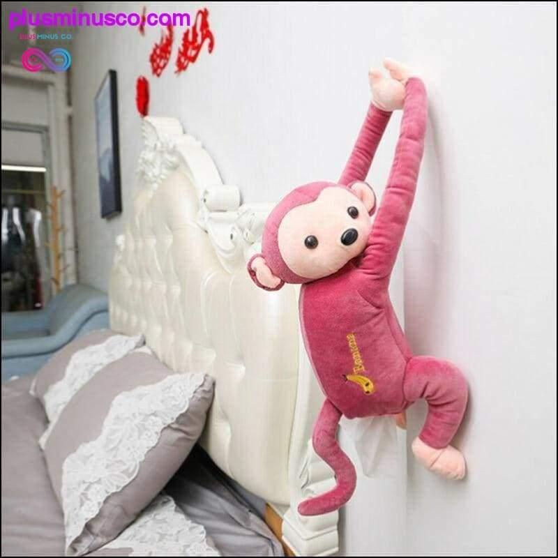 Creative Cartoon Monkey Home Office Car Hanging Paper Napkin - plusminusco.com