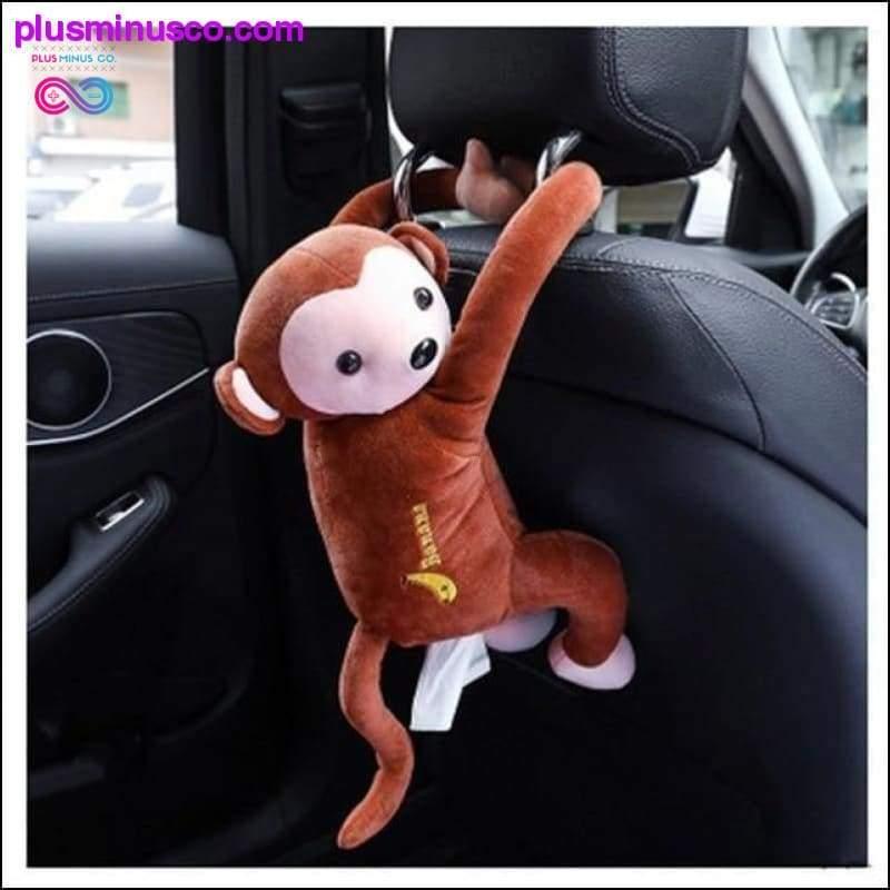 Creative Cartoon Monkey Home Office Car Hanging Paper Napkin - plusminusco.com