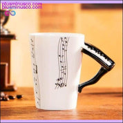 Tazze in ceramica per musica creativa, violino e chitarra, regali originali - plusminusco.com