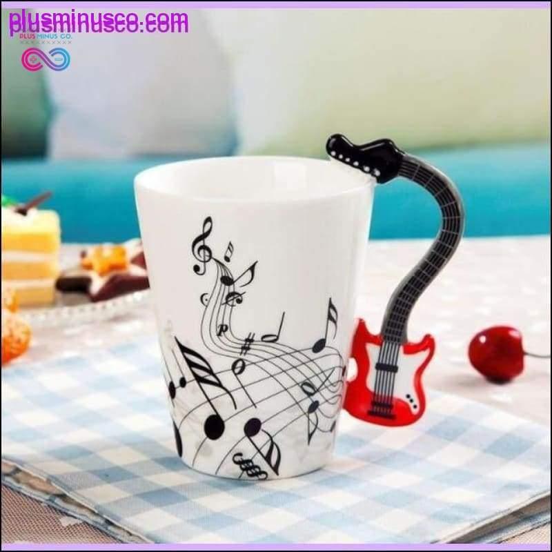 Muzică creativă Căni ceramice pentru vioară și chitară Cadouri noutate - plusminusco.com