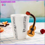 Креативна музика, скрипка та гітара, керамічні кружки, оригінальні подарунки - plusminusco.com