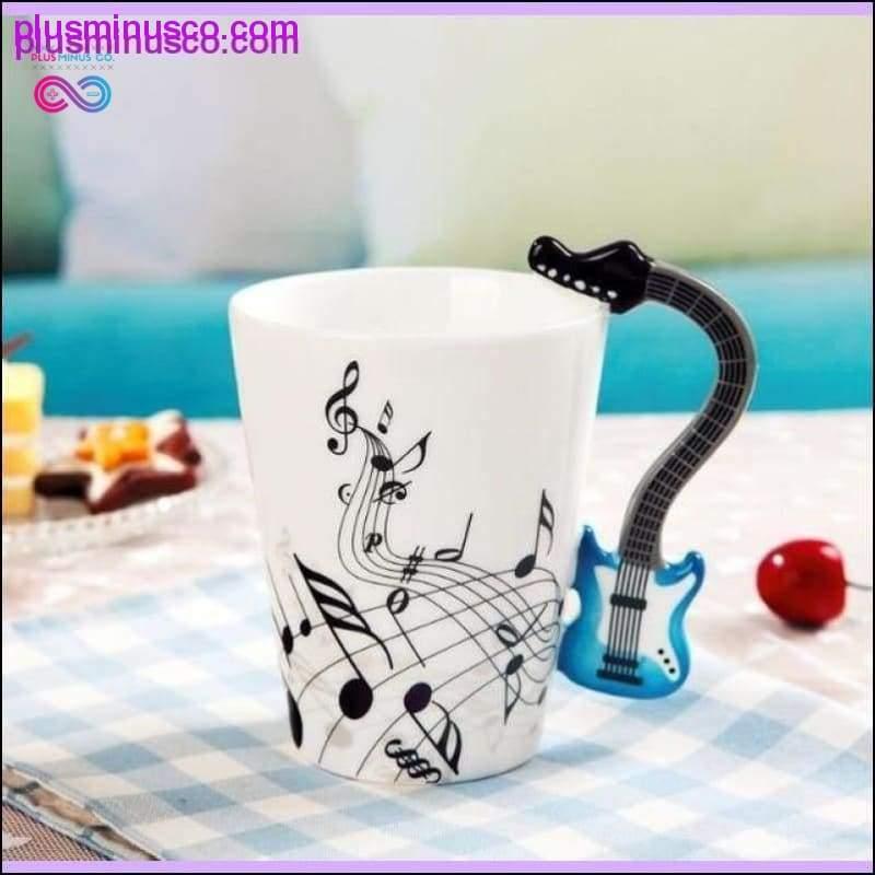 Muzică creativă Căni ceramice pentru vioară și chitară Cadouri noutate - plusminusco.com