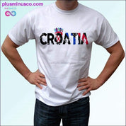 Croatia Flag - white t-shirt top country design - mens - plusminusco.com