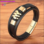 Cross Style Multi Layer Design Stainless Steel Fashion Men's - plusminusco.com