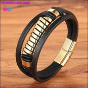 Cross Style Multi Layer Design Stainless Steel Fashion Men's - plusminusco.com