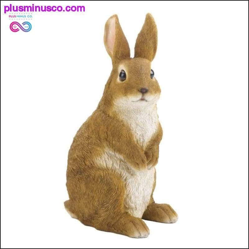 Невероятно милая садовая фигурка кролика ll PlusMinusco.com - plusminusco.com
