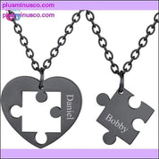Customized Couple /Best Friends Necklace Set of 2 Stainless - plusminusco.com