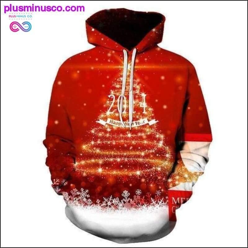 Mignon sweat à capuche 3D de la saison de Noël || PlusMinusco.com - plusminusco.com