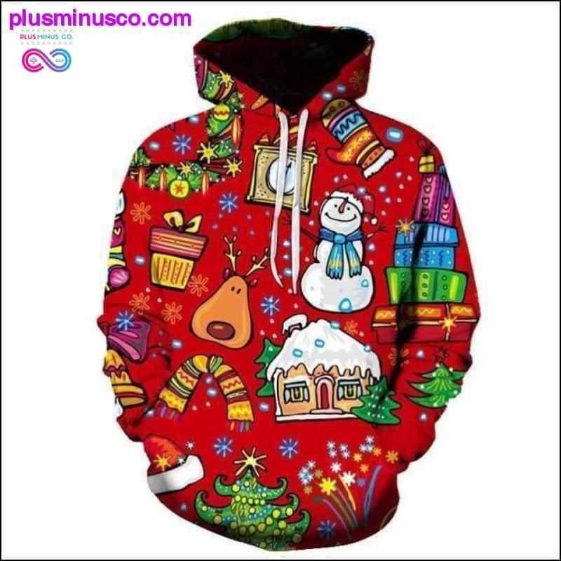Söt 3D Christmas Season Hoodie || PlusMinusco.com - plusminusco.com