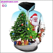 귀여운 3D 크리스마스 시즌 후드티 || PlusMinusco.com - plusminusco.com