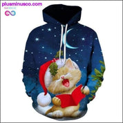 Slatka 3D božićna majica s kapuljačom || PlusMinusco.com - plusminusco.com