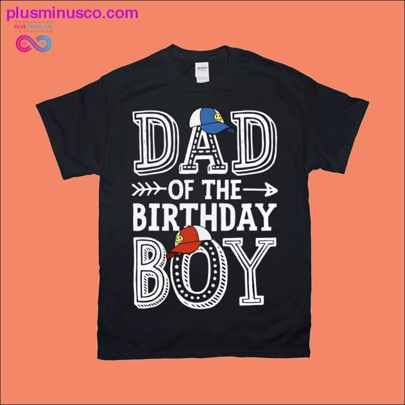 Maglietta papà del ragazzo che festeggia il compleanno Regali per papà papà per uomo - plusminusco.com